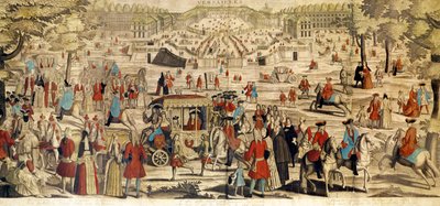 View of Versailles by French School